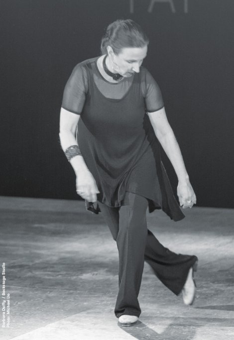 Backstage Studio: Barbara Duffy performing während Zurich Tap Festival 2013