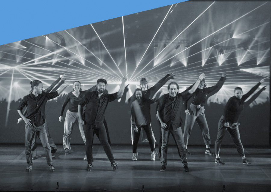 Backstage Studio: Dance Company during performance of student recital show «24 HOURS»