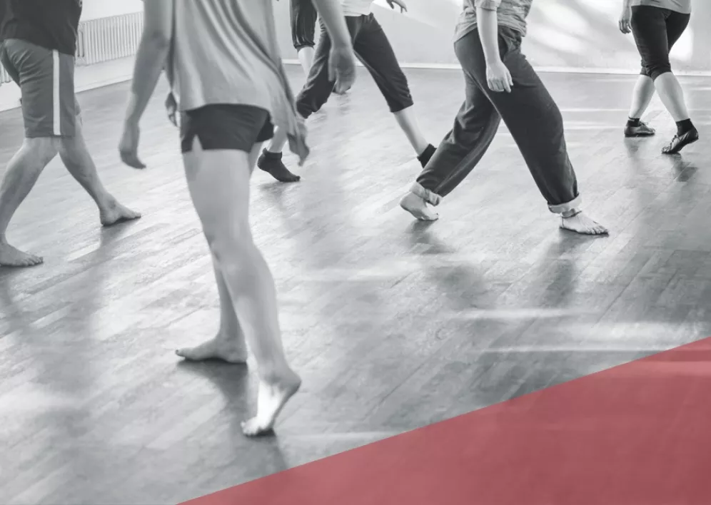 Backstage Studio: Students during jazz dance class