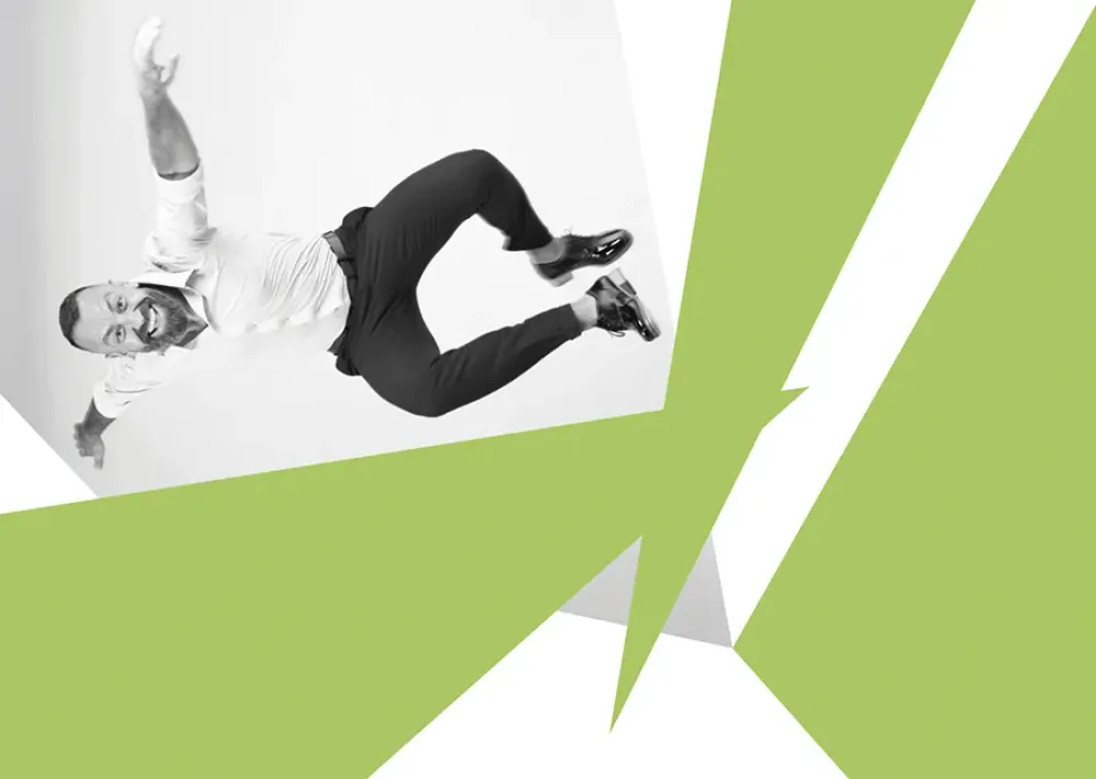 Backstage Studio: Ruben Sanchez in Tanzpose