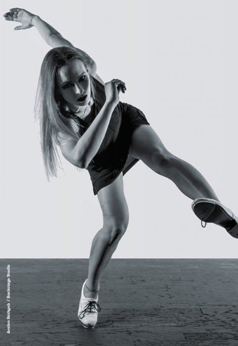 Backstage Studio: Avalon Rathgeb Backstage Studio: Avalon Rathgeb in dance pose