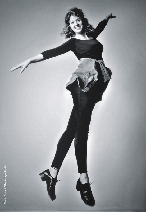 Backstage Studio: Flavia Gosteli Backstage Studio: Flavia Gosteli in dance pose