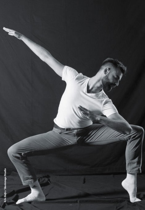 Backstage Studio: Kris Rajic in dance pose